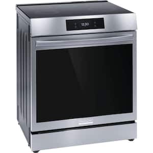 Gallery 30 in 6.2 cu.ft. 5 Burner Element Slide-In Induction Range, Smudge Proof Stainless w/ Total Convection & Air Fry