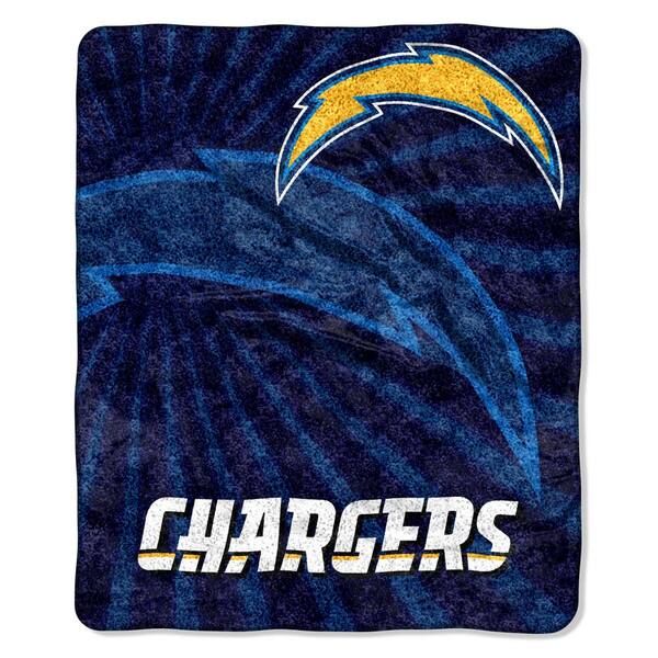 Unbranded Chargers Sherpa Strobe Throw