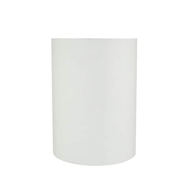 8 in. x 11 in. White Drum/Cylinder Lamp Shade