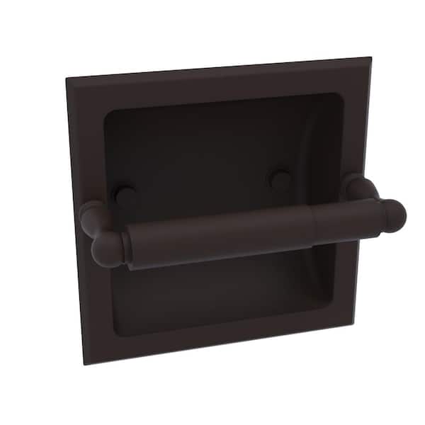 Allied Brass Regal Recessed Toilet Paper Holder in Oil Rubbed Bronze