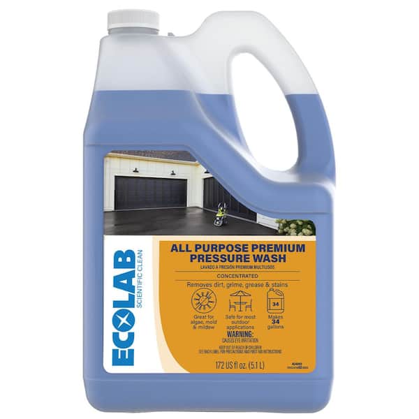 172 oz. All Purpose Premium Pressure Wash Concentrate Outdoor Cleaner, Removes Stains on Patios, Cars, Wood and Trailers