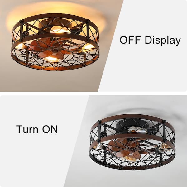 Oaks Aura Rivere 20 in. Indoor Black Industrial Low Profile