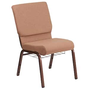 Caramel Fabric/Copper Vein Frame Stack Chair