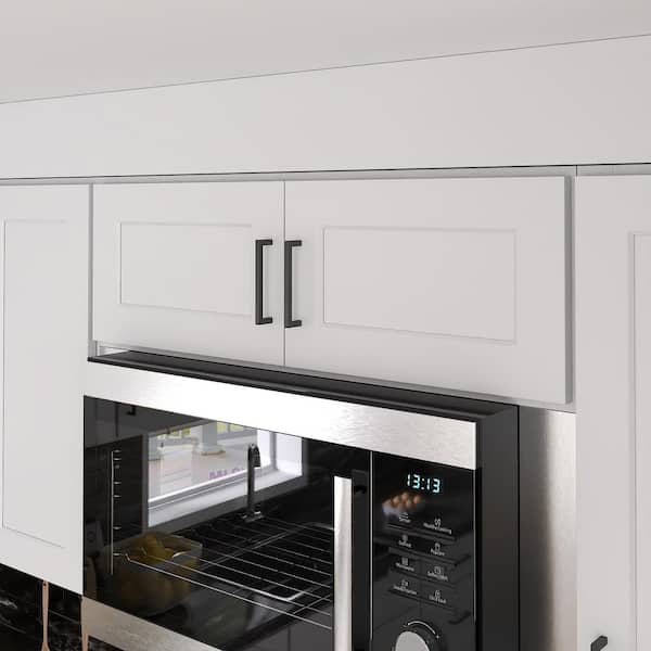 36 in. W x 12 in. D x 12 in. H Ready to Assemble Wall Kitchen Cabinet in White with 2 Door