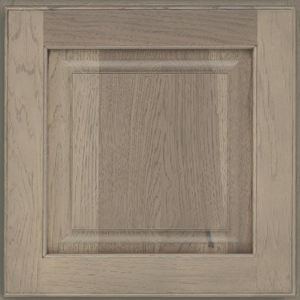 KraftMaid 14-5/8 in. x 14-5/8 in. Cabinet Door Sample in Translucent Monument Grey