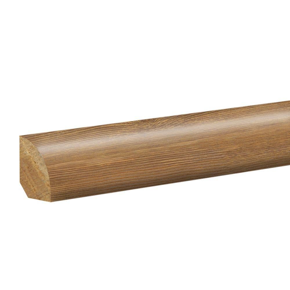 Saddle Ridge 0.62 in. T x 0.75 in. W x 94.5 in. L Textured Wood Look Laminate Moulding/Trim Quarter Round Molding price history on PriceWatchPro