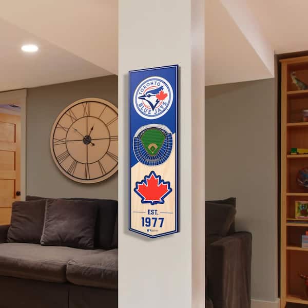 YouTheFan MLB Toronto Blue Jays 6 in. x 19 in. 3D Stadium Banner