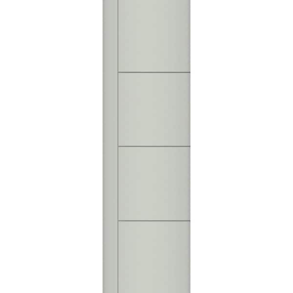 JELD-WEN 24 in. x 80 in. Hollow Core Fog Composite Interior Door Slab