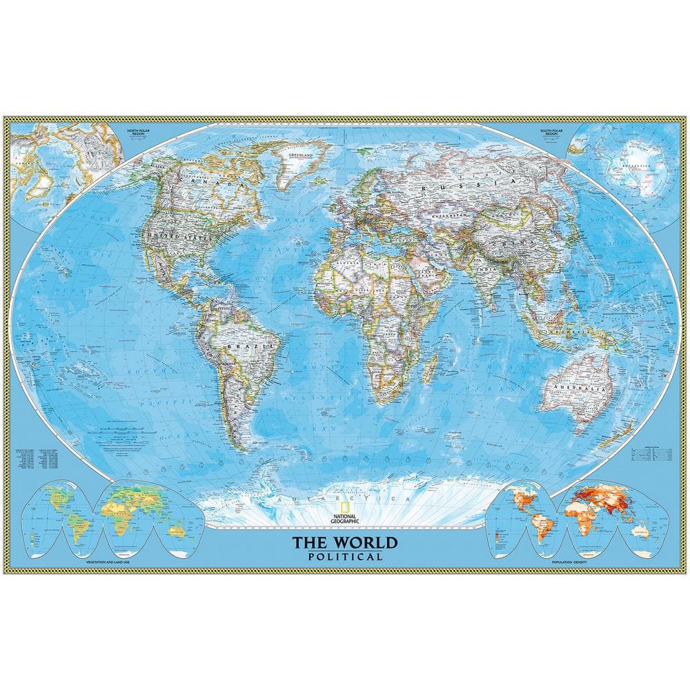 Komar The World Political Wall Mural XXL4-533 - The Home Depot