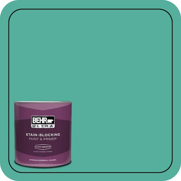 BEHR ULTRA 1 qt. #P440-5 Water Park Extra Durable Eggshell Enamel Interior Paint & Primer
