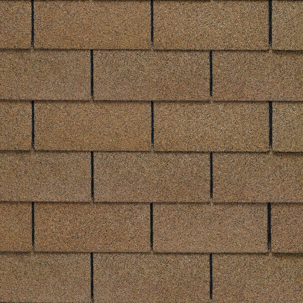 GAF Royal Sovereign Cypress Tan Algae Resistant 3Tab Roofing Shingles