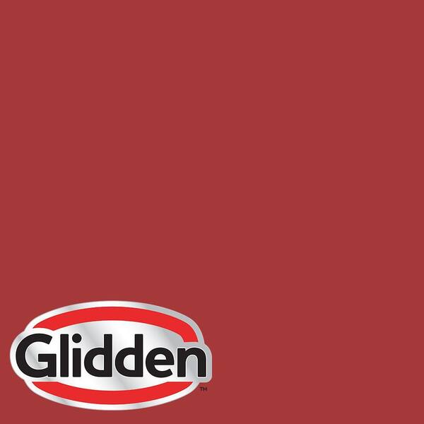 Glidden Essentials 5 gal. #HDGR53D Crimson Red Semi-Gloss Exterior Paint