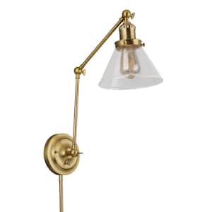 Augustin Wall Mount Sconce in Satin Gold