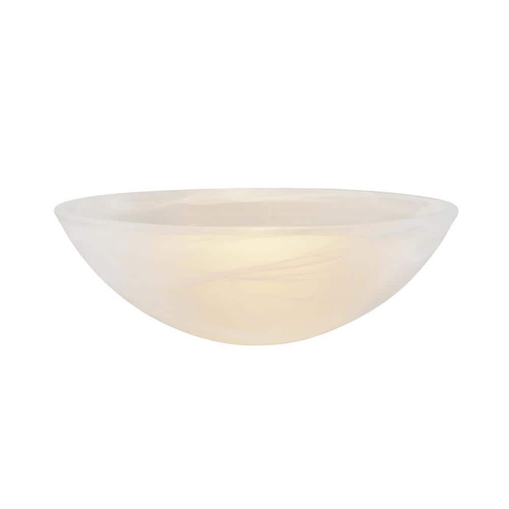 Mini Alabaster Glass Torchiere Lamp Shade