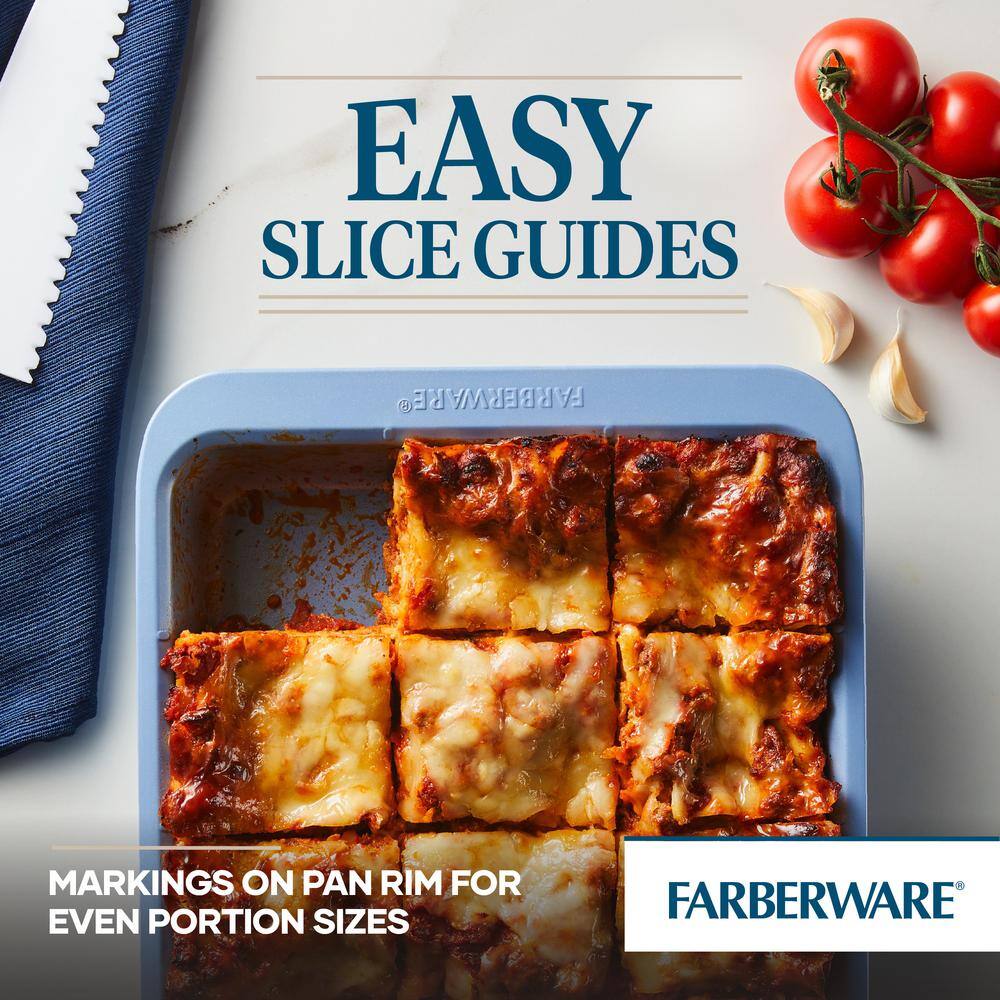 Farberware Easy Solutions 4-Piece Light Blue Nonstick Bakeware Set