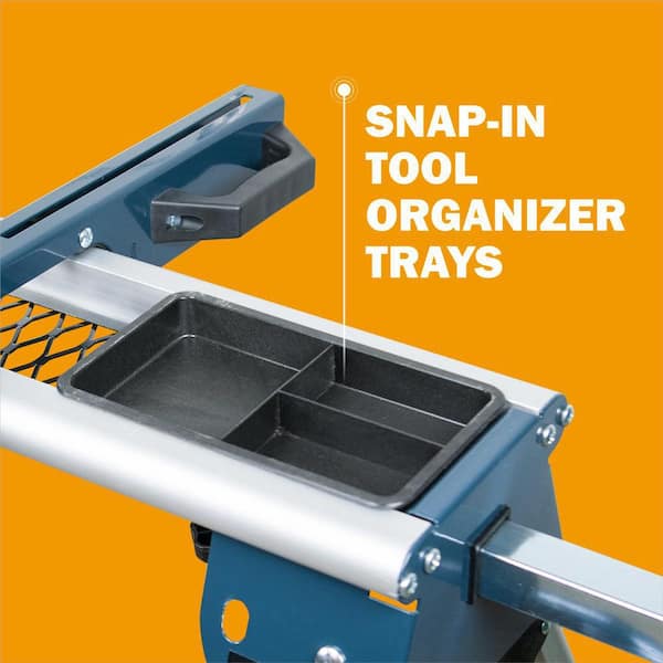 Deluxe Rolling MIter Saw Stand with Trays Deluxe Rolling MIter Saw Stand with Trays