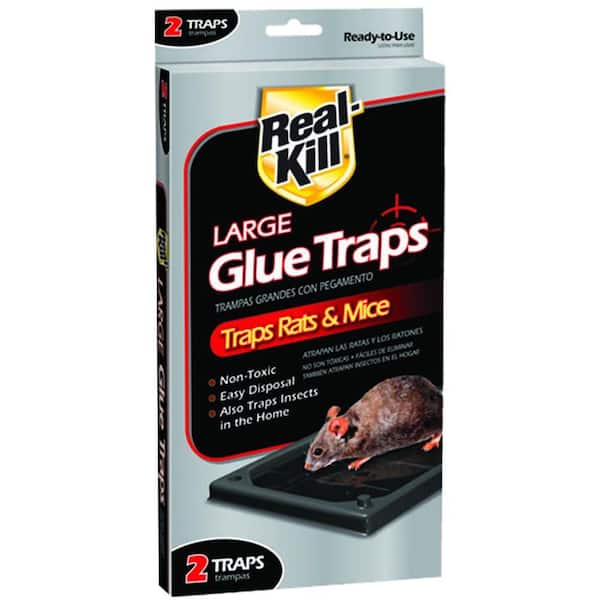 Real-Kill Large Rat and Mice Glue Traps (2-Count)