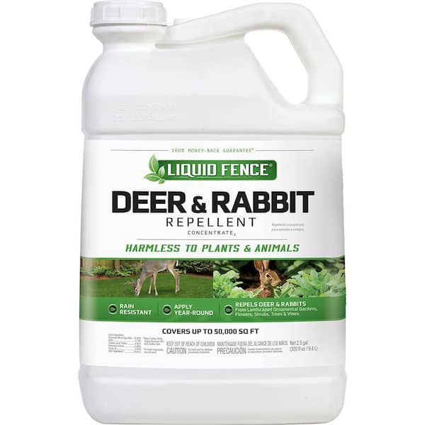 Liquid Fence 2.5 Gal. Concentrate Deer and Rabbit Repellent HG-70123-2 ...