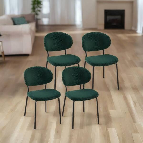 Dark green kitchen chairs discount