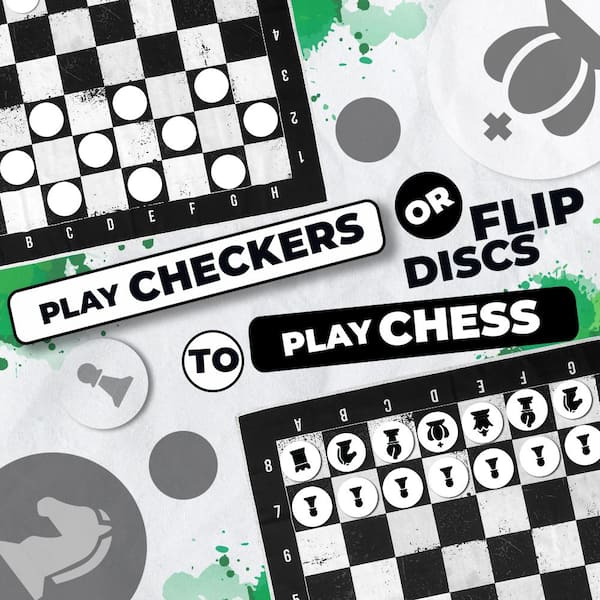 War Chess & Checkers Wood Board Game - Foldable large : Chess Shop Online