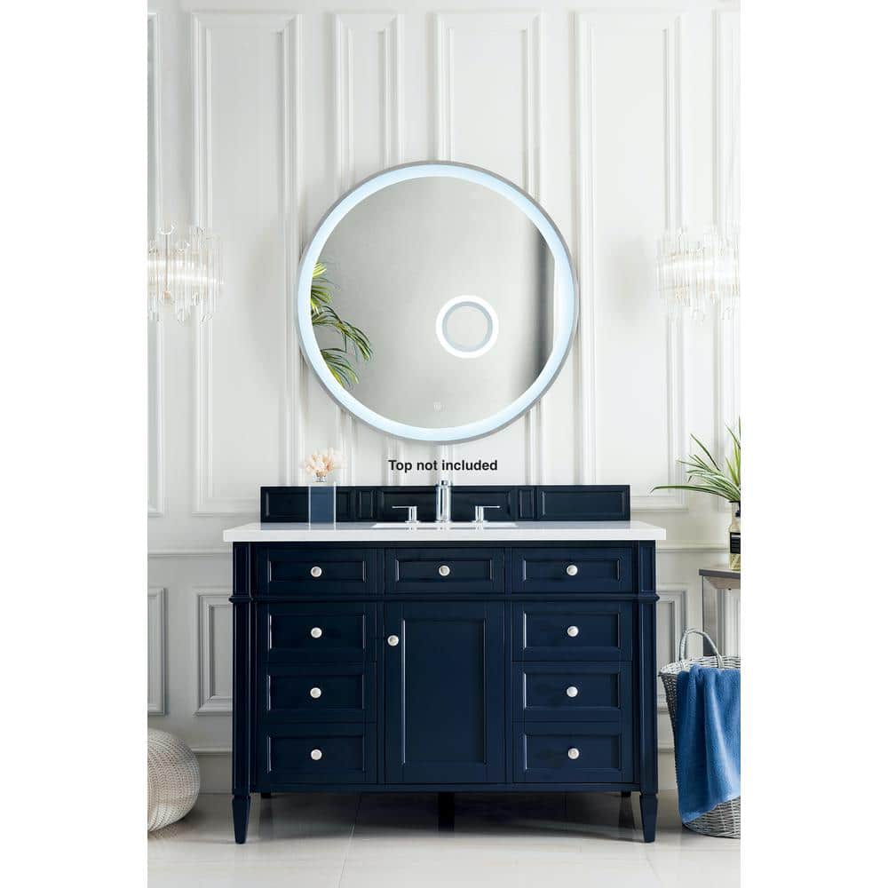 Victory Blue 47" Solid Wood Single Vanity Base