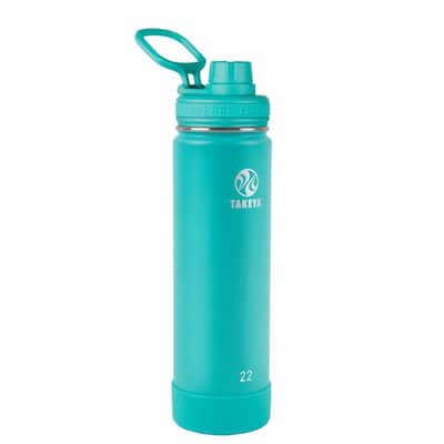 HYDRAPEAK SportBoot 32 oz. Modern Cream Triple Insulated Stainless Steel  Water Bottle with Straw Lid and Protective Silicone Boot HP-SportBoot-32-  Modern Cream - The Home Depot