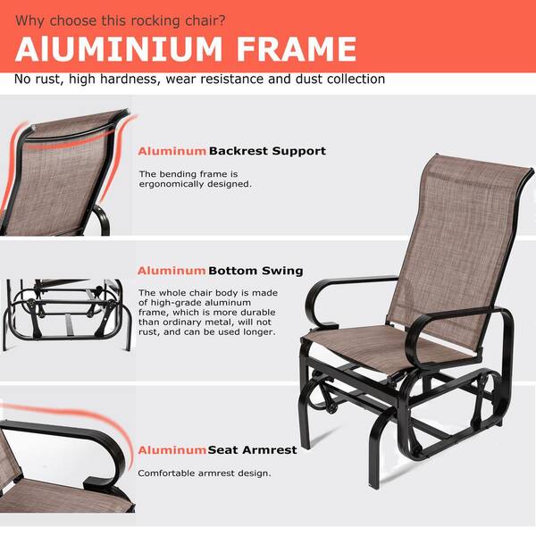 Never rust outlet aluminum adirondack chairs