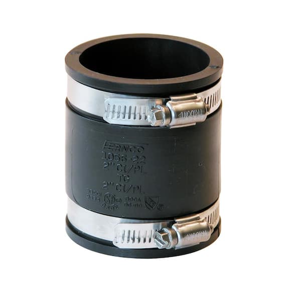 2 in. x 2 in. DWV Flexible PVC Coupling