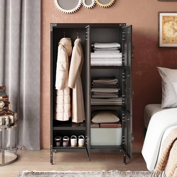 Suzile Lockable Storage Cabinet Metal Lockable Steel