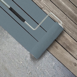 1 gal. #PFC-54 Blue Tundra Textured Low-Lustre Enamel Interior/Exterior Porch and Patio Anti-Slip Floor Paint