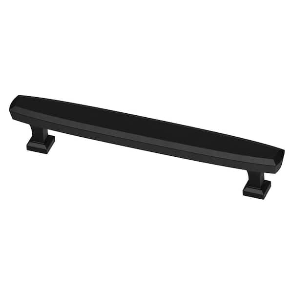Liberty Liberty Beveled 5-1/16 in. (128 mm) Matte Black Cabinet Drawer Bar Pull