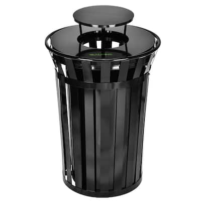 Hardware Resources Plastic Trash Can - Indoor Garbage Bin for Kitchen,  Home, Office & Commercial Use - Large Waste Disposal Tub, CAN-50GRY Plastic