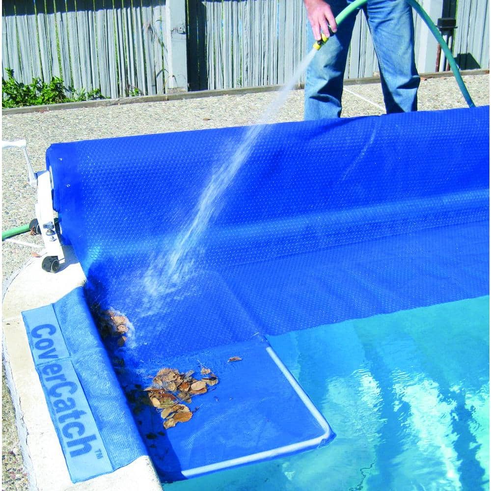 Swimming Pool Solar Reel Cover, Heavy Duty Waterproof Pool Solar Blanket  Reel Cover, Pool Cover Reel Cover (16 Feet, Grey)