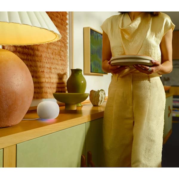 Google Home Speaker - Smart Speaker with 360° Sound and Gemini