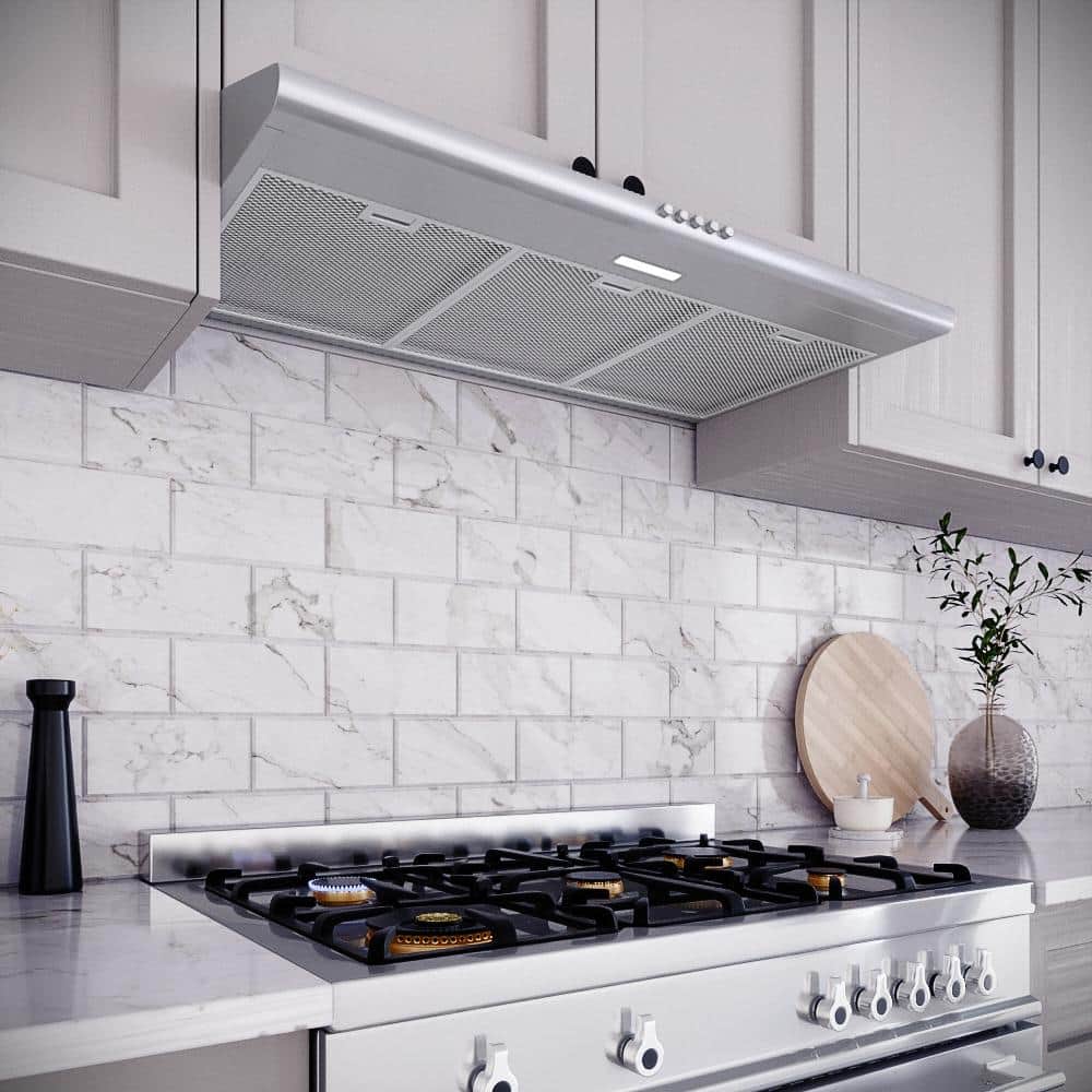 Streamline 36" Stainless Steel Under Cabinet Range Hood with Charcoal Filter