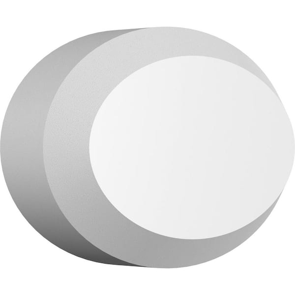 Ekena Millwork 3/4 in. x 3 in. x 2 in. Standard Dalton Rosette with Beveled Edge Moulding