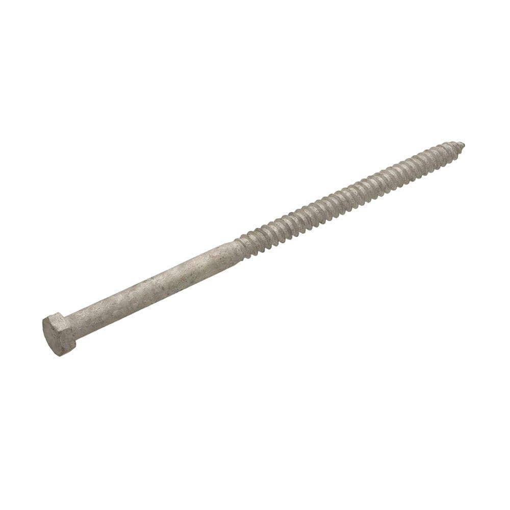 Everbilt 1/4 In. X 8 In. External Hex Hex-Head Lag Screws (50-Pack ...