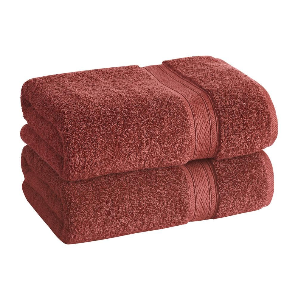 Cannon Shear Bliss Quick Dry 100% Cotton Hand Towels for Adults (2 Pack,  Coral)