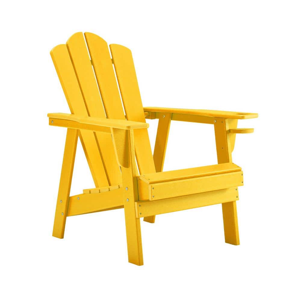 Durable Adirondack Chair Patio Chairs Fire Pit Chairs - HDPE Poly Lumber wi