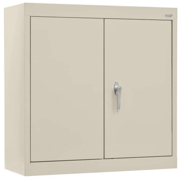 Sandusky Wall Mounted Garage Cabinet in Putty(30 in. W x 26 in. H x 12 in. D)