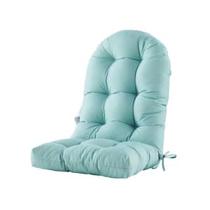 Patio Chair Cushion for Adirondack High Back Tufted Seat Chair Cushion Outdoor 48 in. x 21 in. x 4 in. Lake Blue