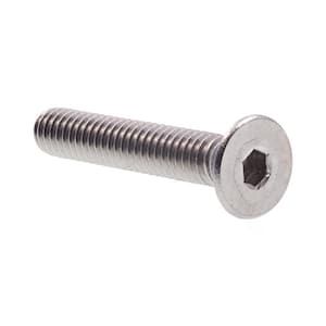 #8-32 x 1 in. Grade 18-8 Stainless Steel Hex (Allen) Drive Flat Head Socket Cap Screws (10-Pack)