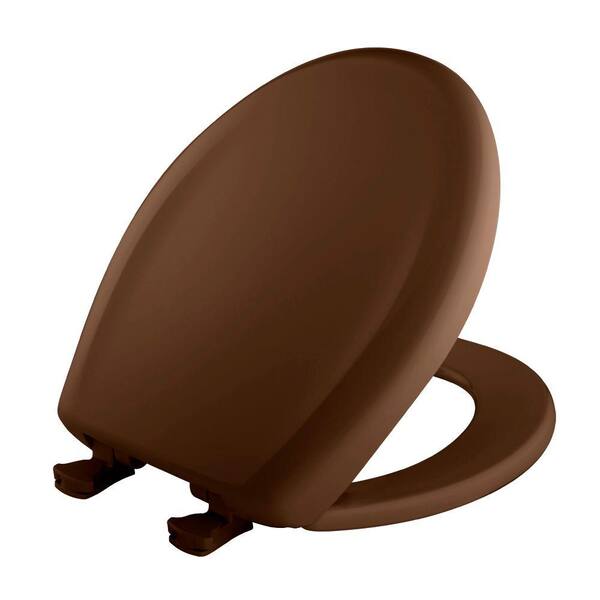 BEMIS Round Closed Front Toilet Seat in Swiss Chocolate