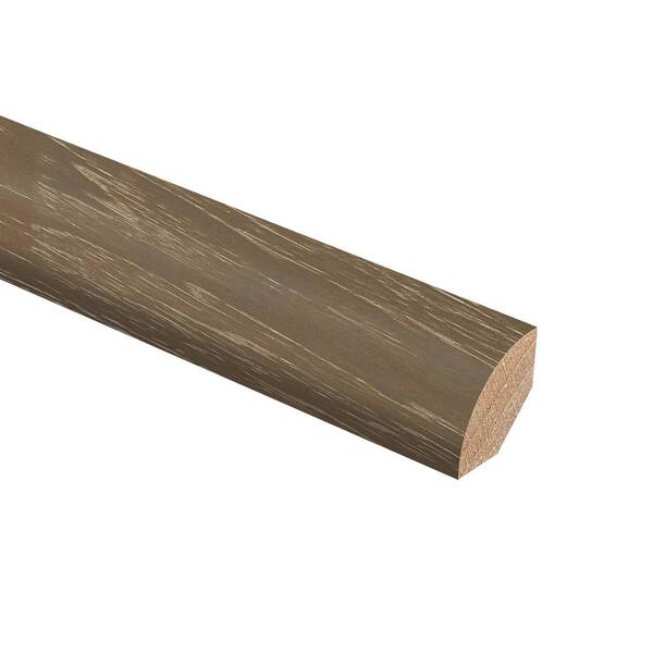 Zamma Hickory Grey/Brisbane Hickory 3/4 in. Thick x 3/4 in. Wide x 94 in. Length Hardwood Quarter Round Molding