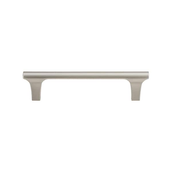 Home Decorators Collection 3-3/4 in. 96 mm Refined Center-To-Center Satin Nickel Modern T-Shaped Cabinet Pull (6-Pack)