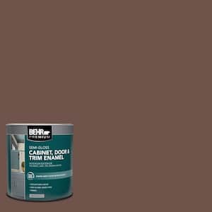 1 qt. #N150-6 Coffee Beans Semi-Gloss Enamel Interior/Exterior Cabinet, Door & Trim Paint