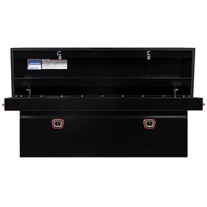 72 in. Gloss Black Steel Full Size Deep Crossover Truck Tool Box