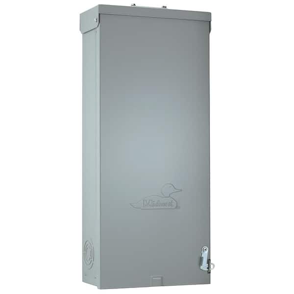 Midwest 200 Amp 4-Space 4-Circuit Main Breaker Load Center with Feed Thru Lugs Midwest 200 Amp 4-Space 4-Circuit Main Breaker Load Center with Feed Thru Lugs