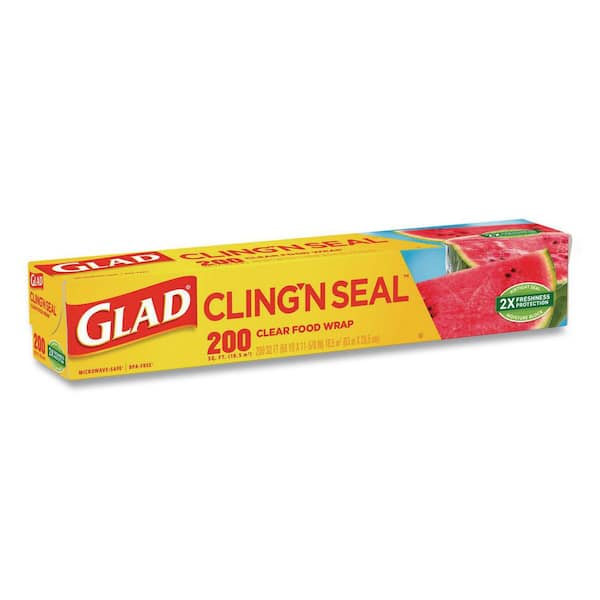 Reviews for Glad Cling'N Seal Clear Plastic Cling Wrap, 11.62 in