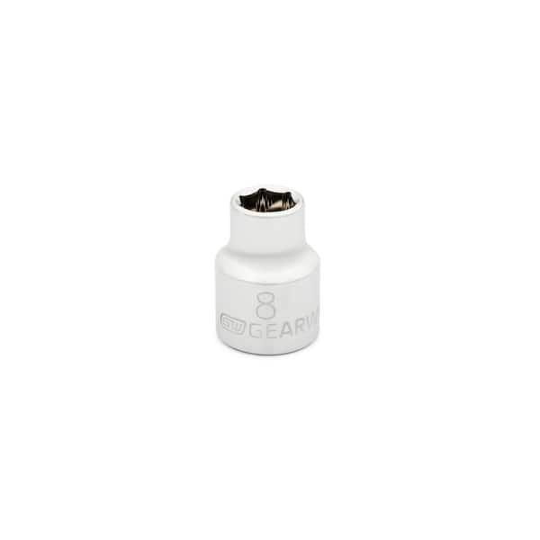 3/8 in. Drive 6 Point Metric Standard Socket 8 mm
